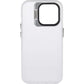 IPhone 15 Pro Lens Holder Transparent Case White - CellularPort