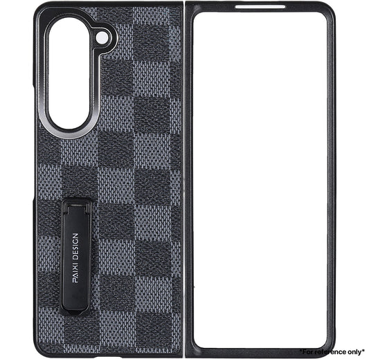 IPhone 15 Pro Folding Stand Case Grey & Black