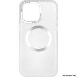 Samsung S24 Ultra Hardware CD Pattern Transparent Color Case White - CellularPort