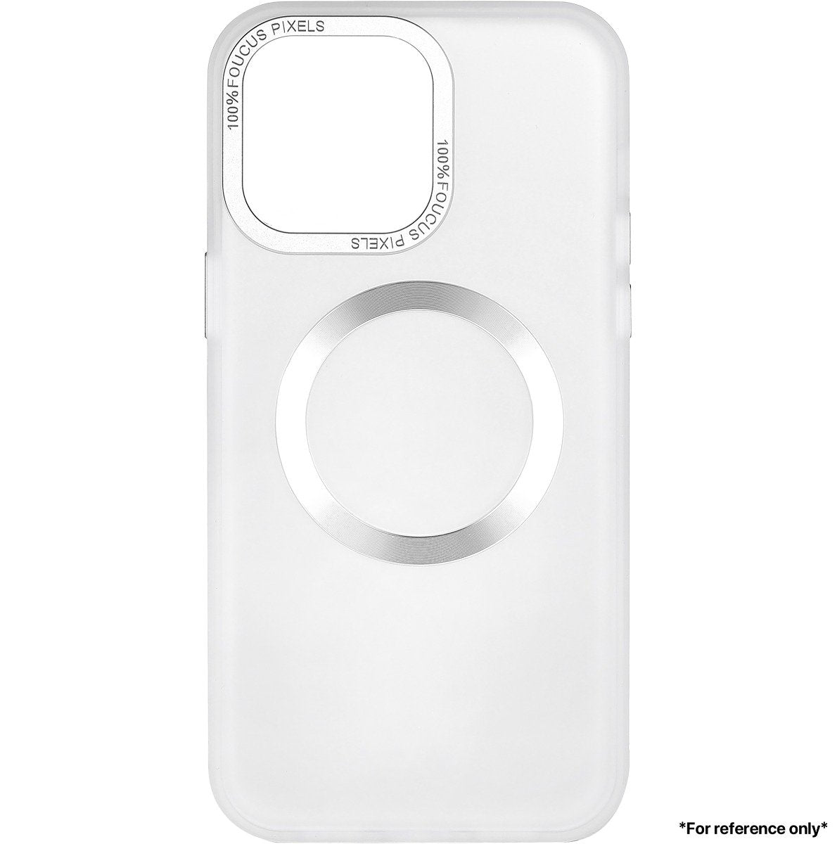 Iphone 15 Pro Max Hardware CD Pattern Transparent Color Case White