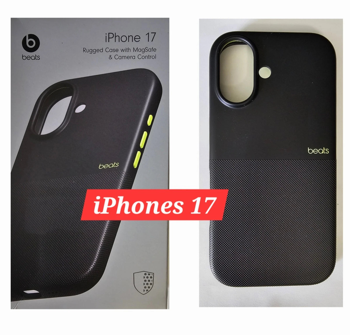 Beats iPhone 17 Pro Rugged Case – Everest Black